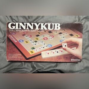 Vintage Ginnykub Tile Rummy Board Game Pressman